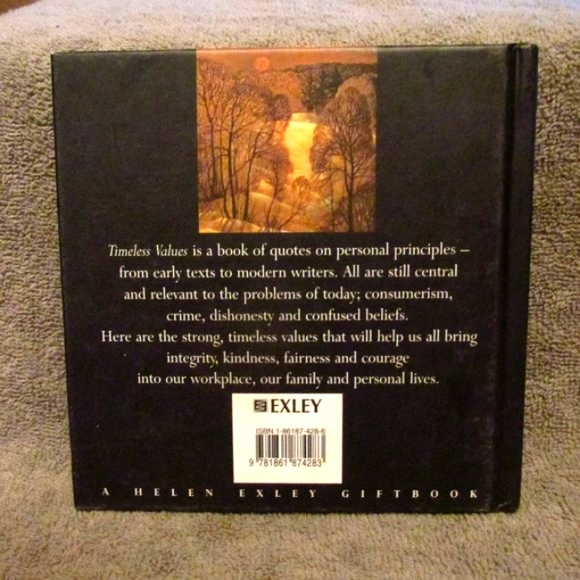 Timeless Values , hardcover by Helen Exley Excellent Condition - Picture 2 of 4